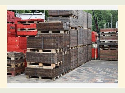 60 m² Paschal Raster H 125 cm, Schalhaut neu