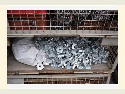 60 m² Paschal Raster H 125 cm, Schalhaut neu