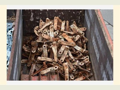 60 m² Paschal Raster H 125 cm, Schalhaut neu