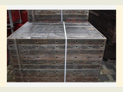 60 m² Paschal Raster H 125 cm, Schalhaut neu