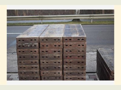 60 m² Paschal Raster H 125 cm, Schalhaut neu