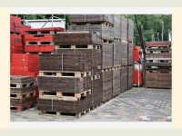 60 m² Paschal Raster H 125 cm, Schalhaut neu