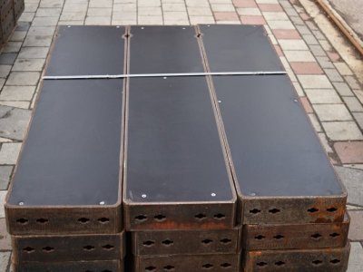 45 m² Paschal Raster H 125 cm, Schalhaut neu