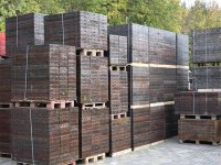 45 m² Paschal Raster H 125 cm, Schalhaut neu
