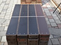 45 m² Paschal Raster H 125 cm, Schalhaut neu