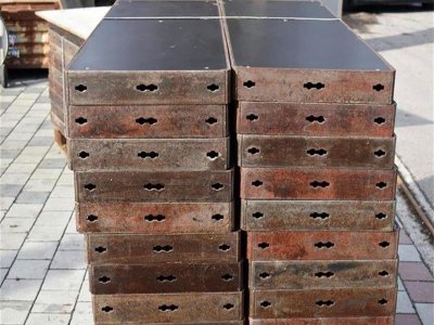 116 m² Paschal Raster H 125 cm, Schalhaut neu