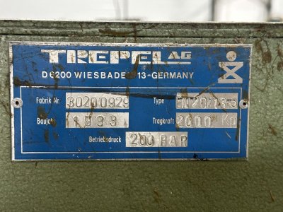 Hubtisch Tepel EN 20/13-5, 2000kg