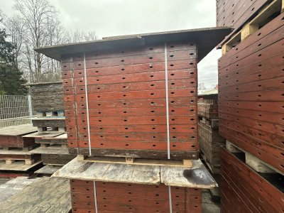 50 m² Paschal Raster H 125 cm mit gebrauchter Schalhaut