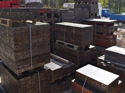 80 m² Paschal Raster H 100 cm, Schalhaut neu