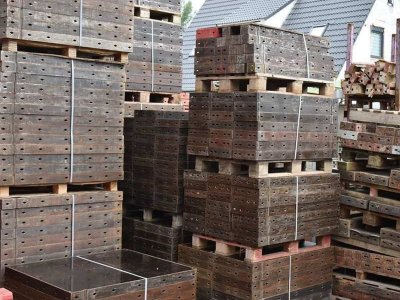 80 m² Paschal Raster H 100 cm, Schalhaut neu