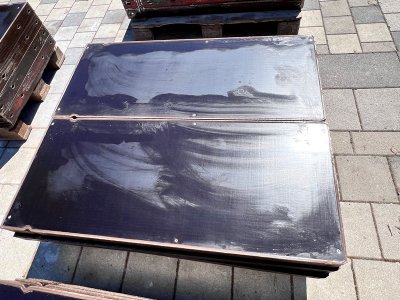 314 m² Paschal Rasterschalung H 150 cm, Schalhaut neu