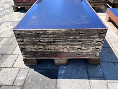 314 m² Paschal Rasterschalung H 150 cm, Schalhaut neu