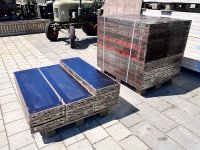 314 m² Paschal Rasterschalung H 150 cm, Schalhaut neu