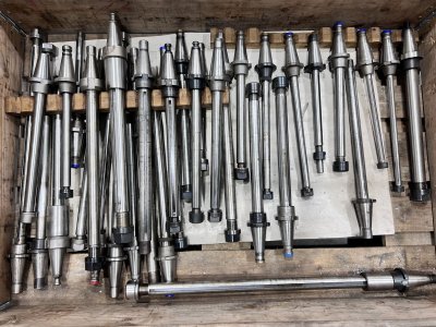 Fräsdorne SK40, ø16-32 mm, Längen...