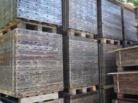 63 m² Paschal Raster H 125 cm, Schalhaut neu