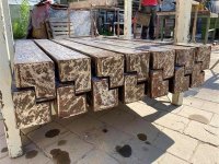 63 m² Paschal Raster H 125 cm, Schalhaut neu