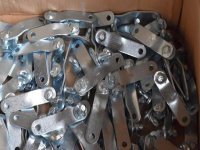 63 m² Paschal Raster H 125 cm, Schalhaut neu