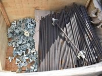 63 m² Paschal Raster H 125 cm, Schalhaut neu