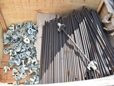 66 m² Paschal Raster H 125 cm, Schalhaut neu