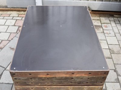 66 m² Paschal Raster H 125 cm, Schalhaut neu