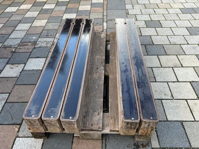 66 m² Paschal Raster H 125 cm, Schalhaut neu