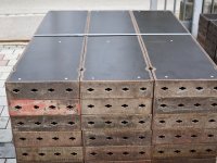 66 m² Paschal Raster H 125 cm, Schalhaut neu