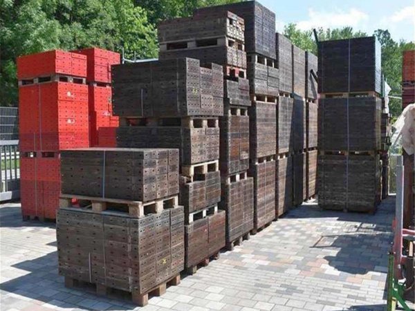 93 m² Paschal Raster H 125 cm, Schalhaut neu