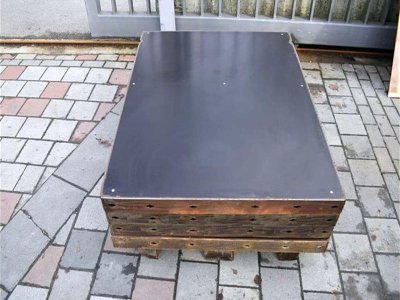 93 m² Paschal Raster H 125 cm, Schalhaut neu