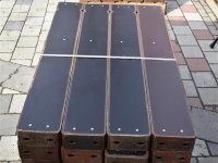 93 m² Paschal Raster H 125 cm, Schalhaut neu