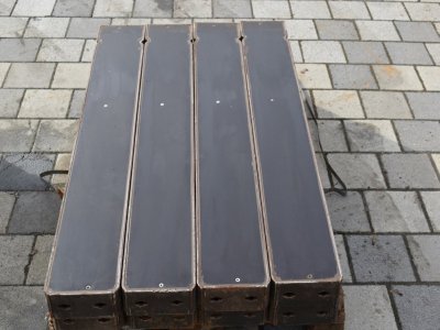 70 m² Paschal Raster H 125 cm, Schalhaut neu