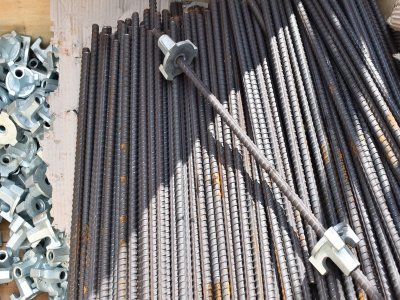 70 m² Paschal Raster H 125 cm, Schalhaut neu