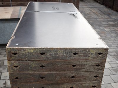 70 m² Paschal Raster H 125 cm, Schalhaut neu