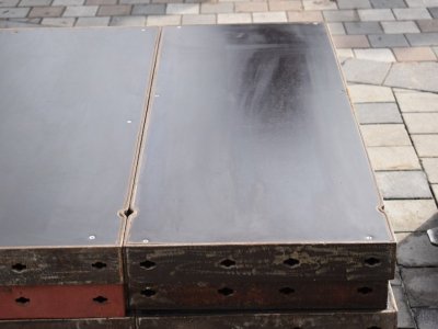 70 m² Paschal Raster H 125 cm, Schalhaut neu