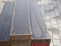 70 m² Paschal Raster H 125 cm, Schalhaut neu