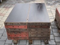 70 m² Paschal Raster H 125 cm, Schalhaut neu