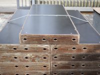 70 m² Paschal Raster H 125 cm, Schalhaut neu