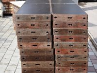 70 m² Paschal Raster H 125 cm, Schalhaut neu