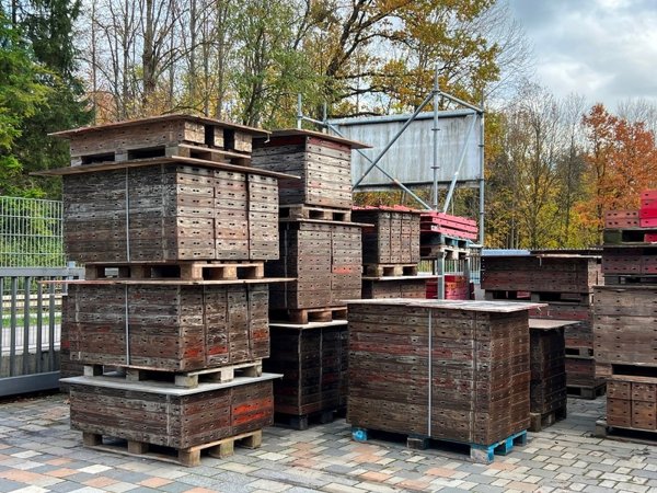 100 m² Paschal Raster H 125 cm, Schalhaut neu