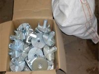 Tellermutter Ø 70 mm, Gewinde 15 mm, verzinkt, Neuware