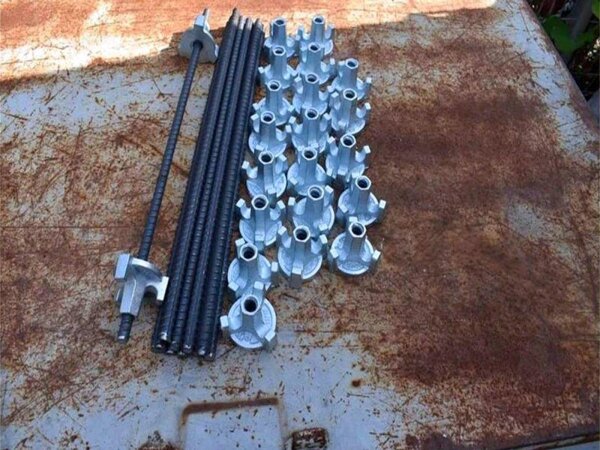 10 pcs. formwork anchor with nut