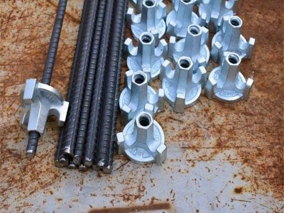 10 Stück Schalungsanker Set 65 cm - DW 15 inkl. Tellermutter (Neuware)