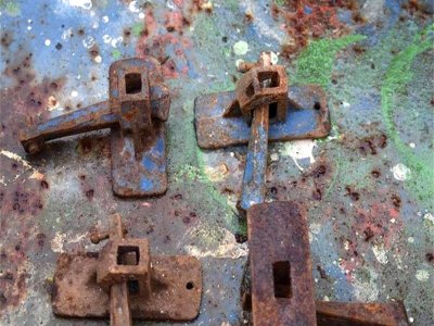 24 x Keilspannschloss Spannfrosch